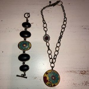 Lucky Brand necklace and bracelet set